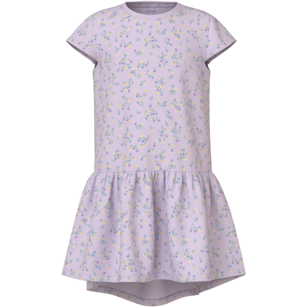 Name It Lavender Fog Little Flower Nkfvigga Capsl Klänning