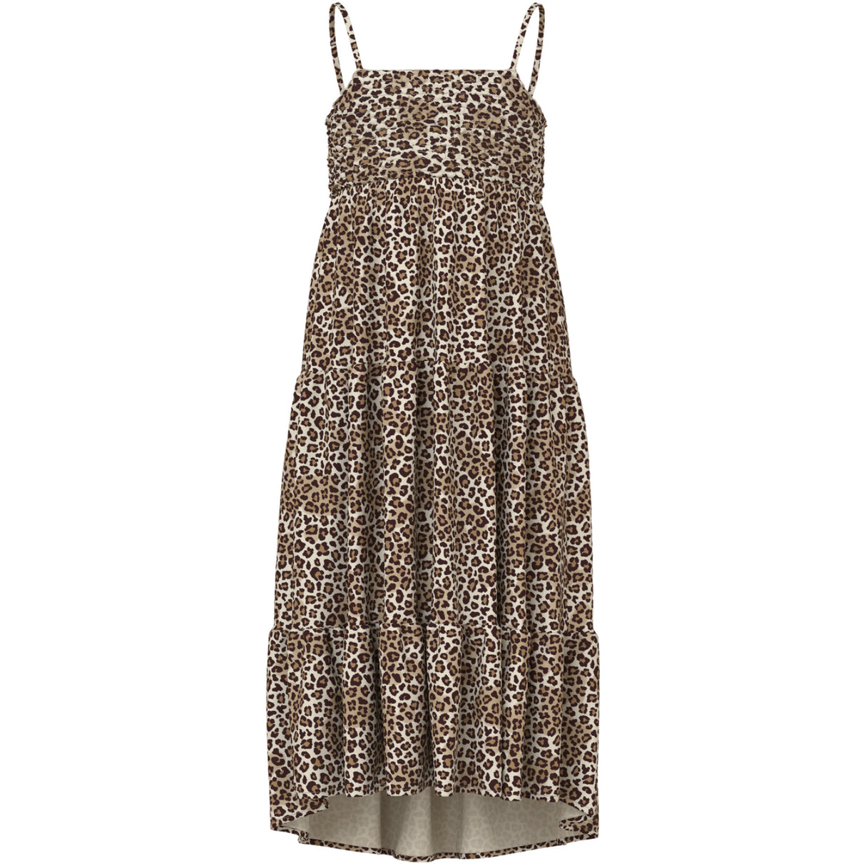 Name It Turtledove Leopard Nkfvinaya Rem Maxi Klänning