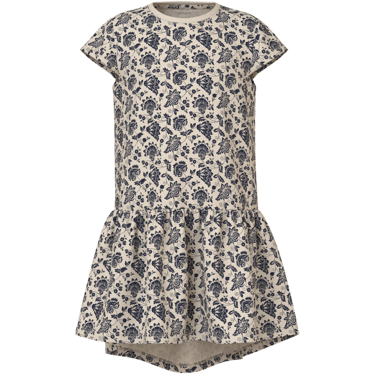 Name It Summer Sand Paisley Flowers Nkfvigga Capsl Klänning