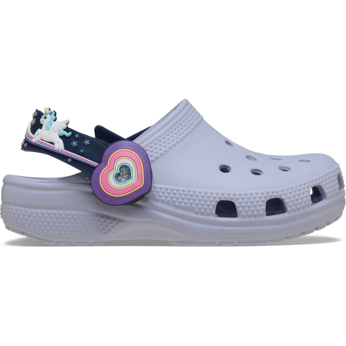 Crocs Frosted Grape Classic Imagination Lights Backstrap Clog