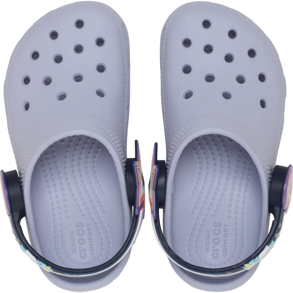 Crocs Frosted Grape Classic Imagination Lights Backstrap Clog