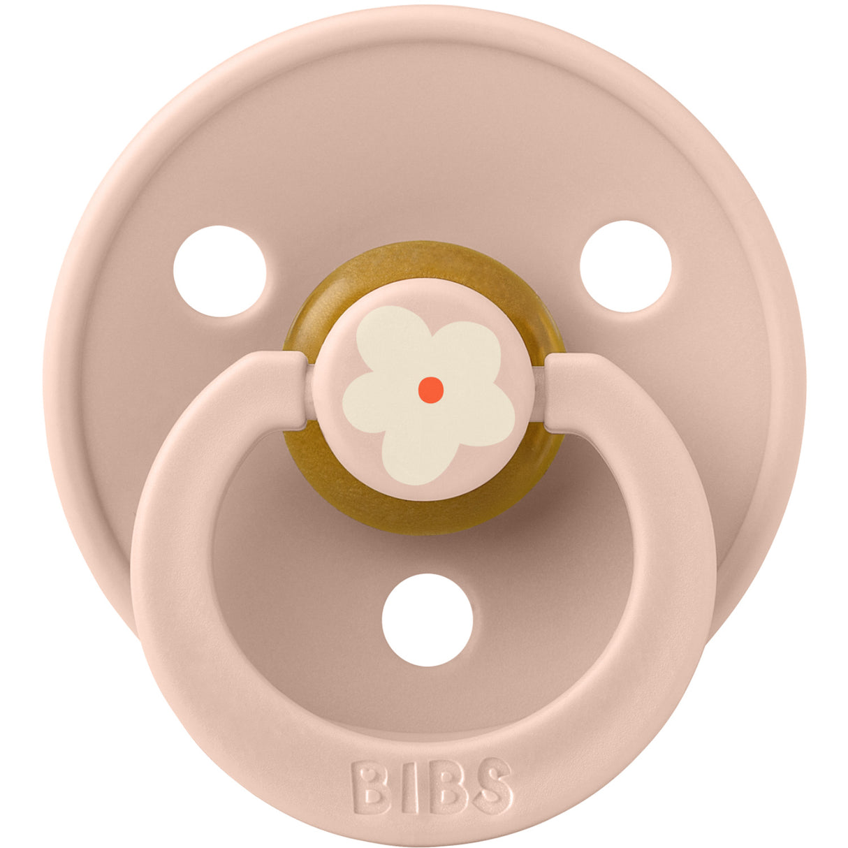 Bibs Blush Napp & Clip Gift Sett Jasmine Field Latex