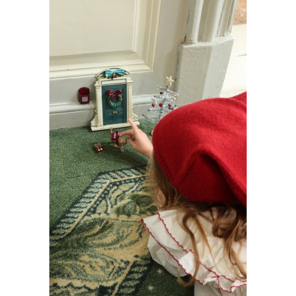 Konges Sløjd Christmas Red Christmas Stickad Mössa