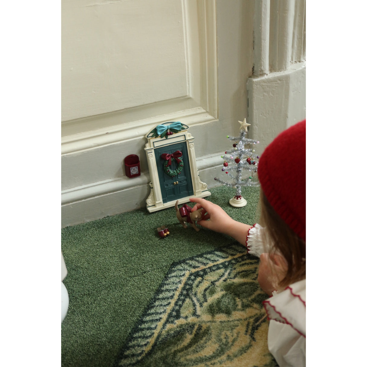 Konges Sløjd Christmas Red Christmas Stickad Mössa