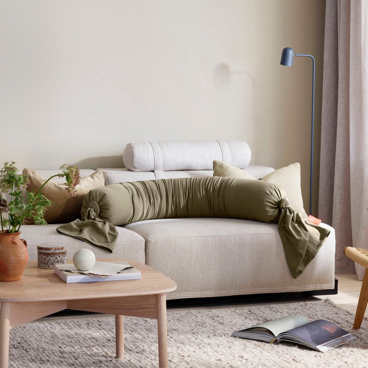 bbhugme Olive/Black Pregnancy Kudde