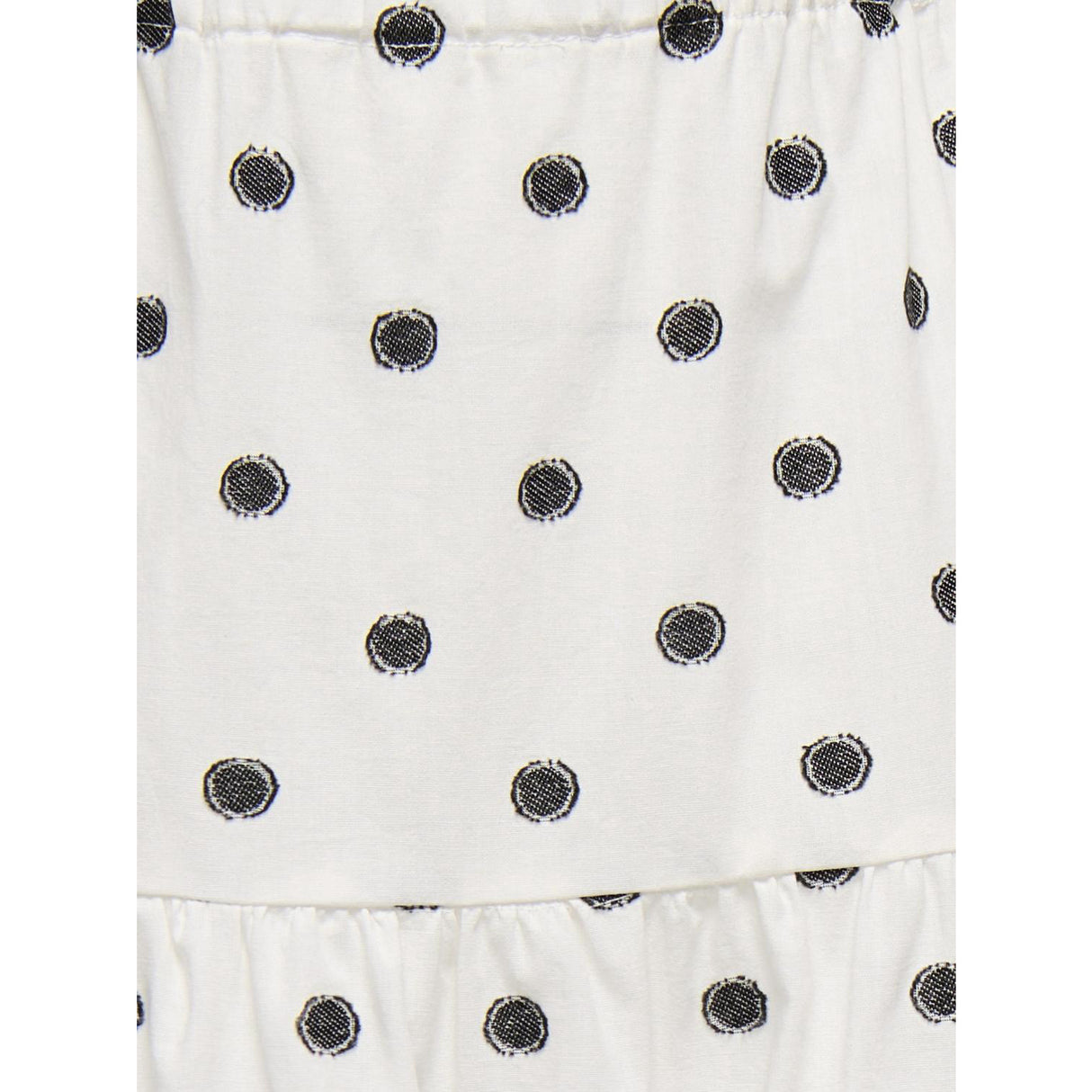 kids ONLY Cloud Dancer Black Dots Kogsweta Long Kjol Wvn