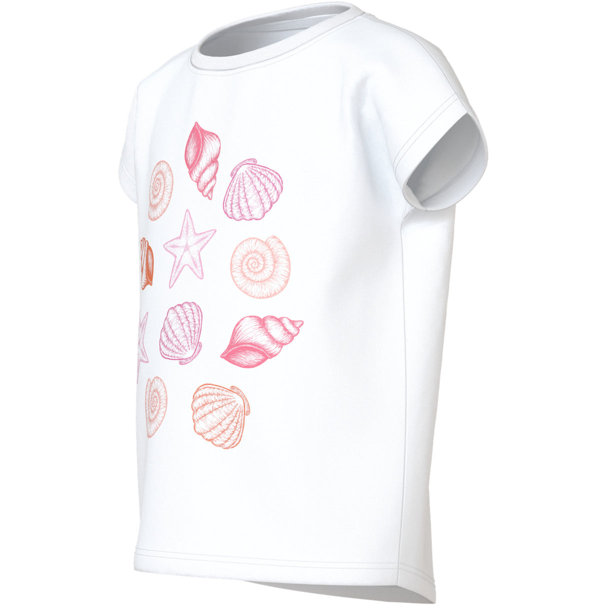 Name It Bright White Sea Shells Nmfvigea Capsl Topp