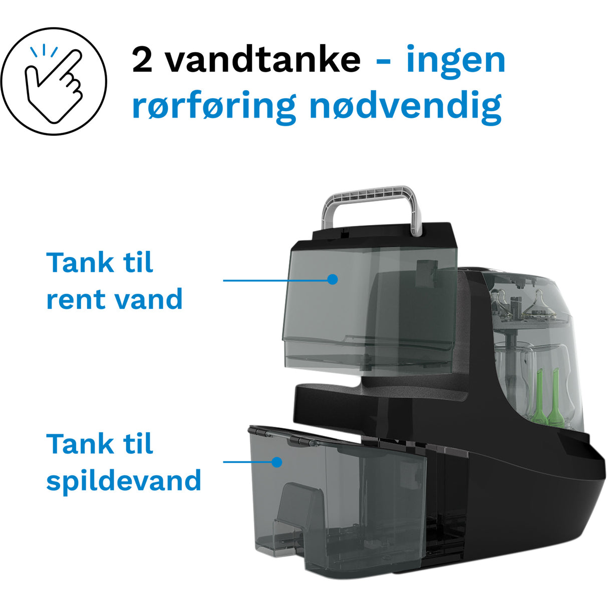 Baby Brezza Black Flaska Washer Pro