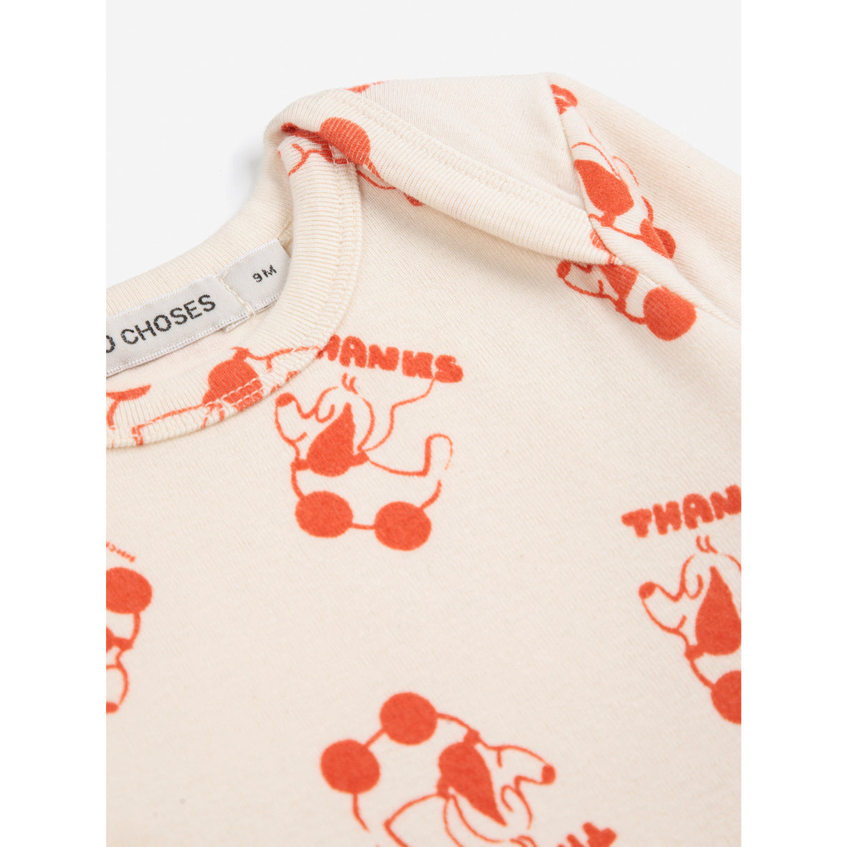 Bobo Choses Offwhite Rolling Dog All Över Overall