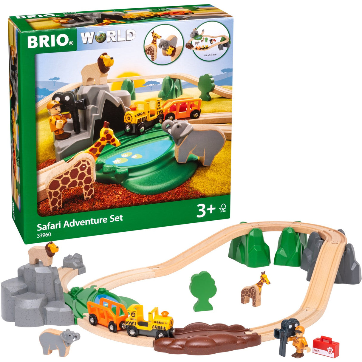 BRIO® 33960 Safarieventyrsæt, Togbane