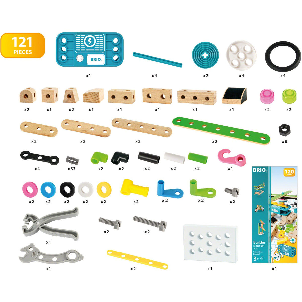 BRIO® 34591 Builder Motor Sæt