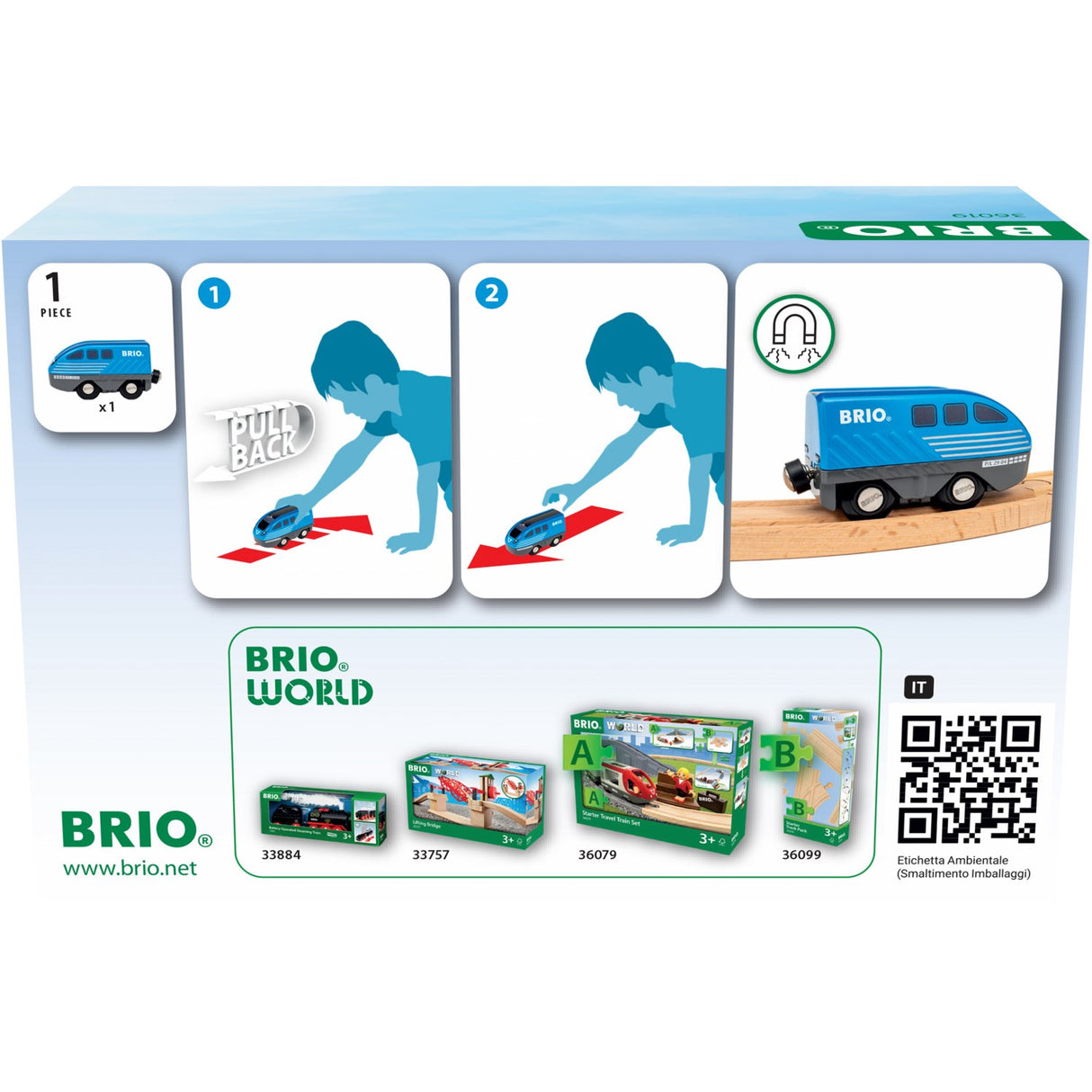 BRIO® 36019 Pull Back Tog