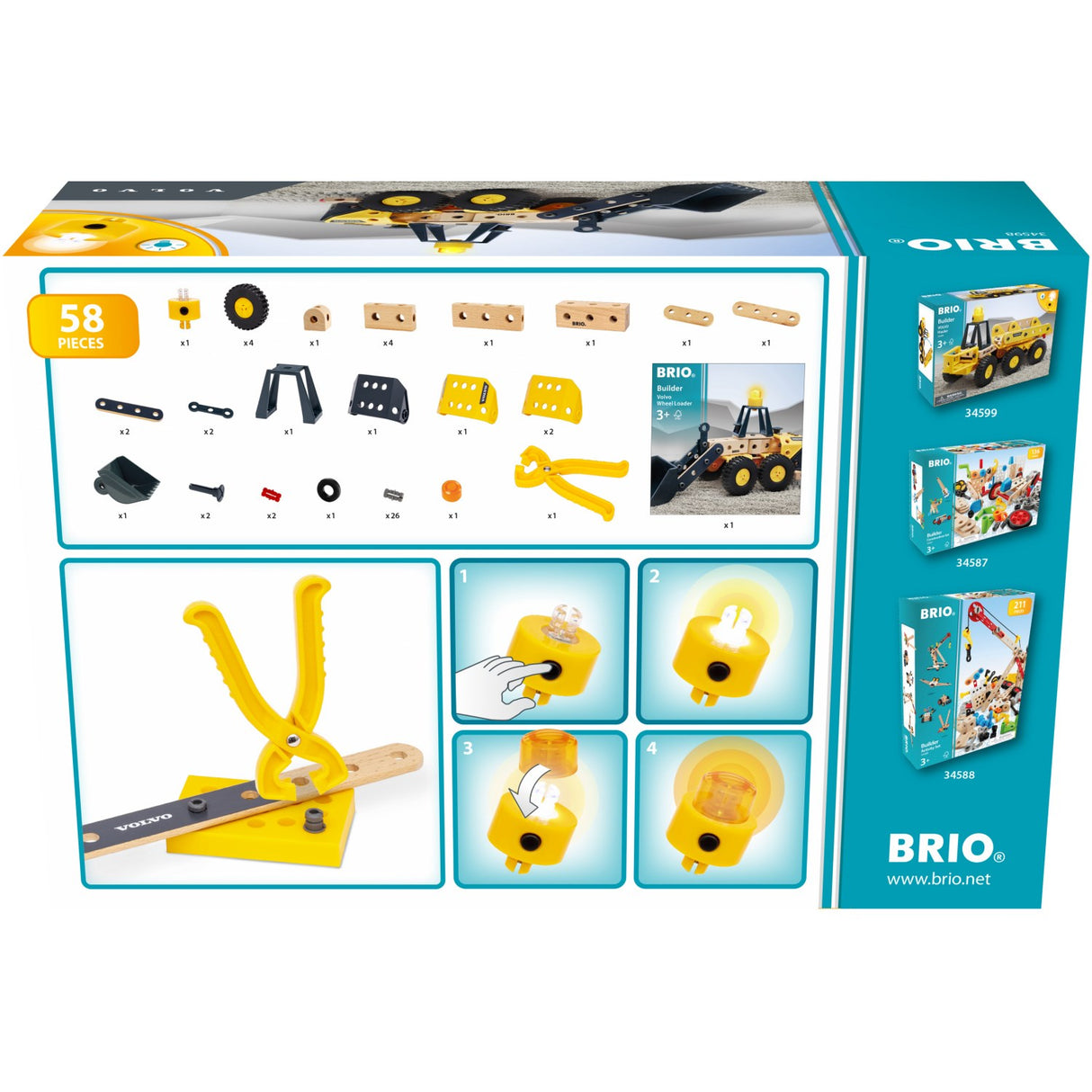 BRIO® 34598 Builder Volvo Wheel Loader