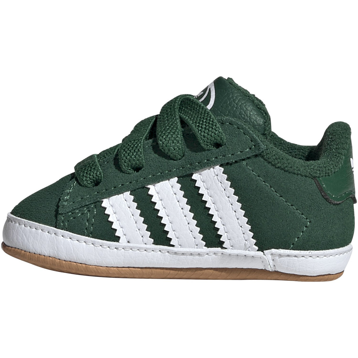adidas Originals Dark Green/Ftwr White/Gum 2 Campus 00S Crib Sneakers