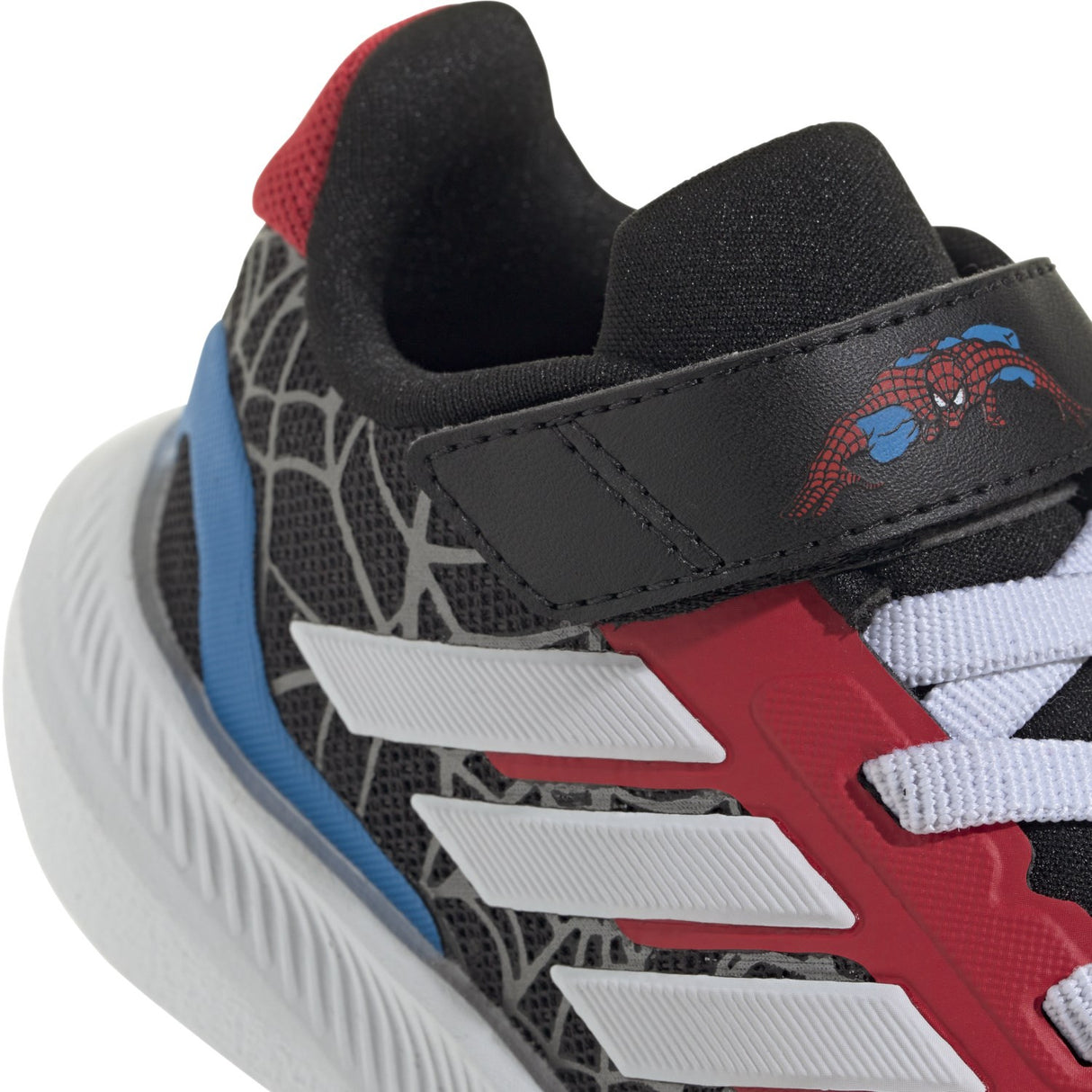 adidas Originals Core Black/Ftwr White/Pure Ruby Runfalcon Spider-Man El I Sneakers