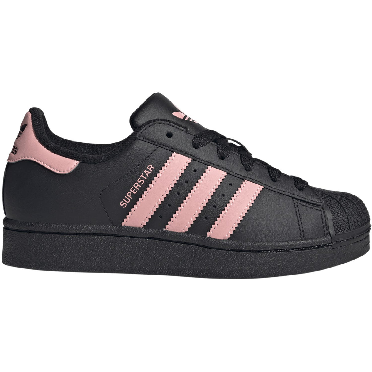 adidas Originals Core Black/Glow Pink/Core Black Superstar Ii J Sneakers