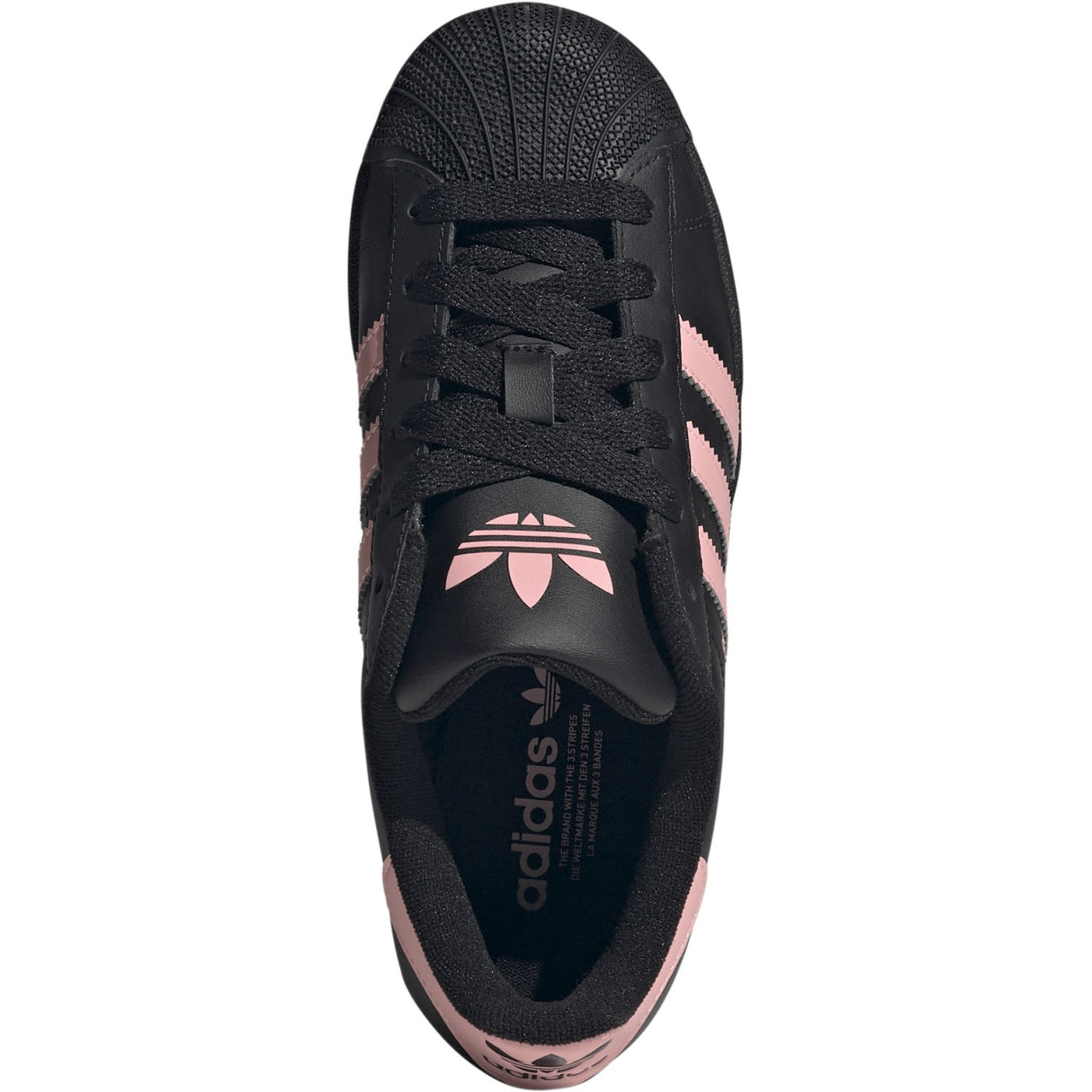 adidas Originals Core Black/Glow Pink/Core Black Superstar Ii J Sneakers