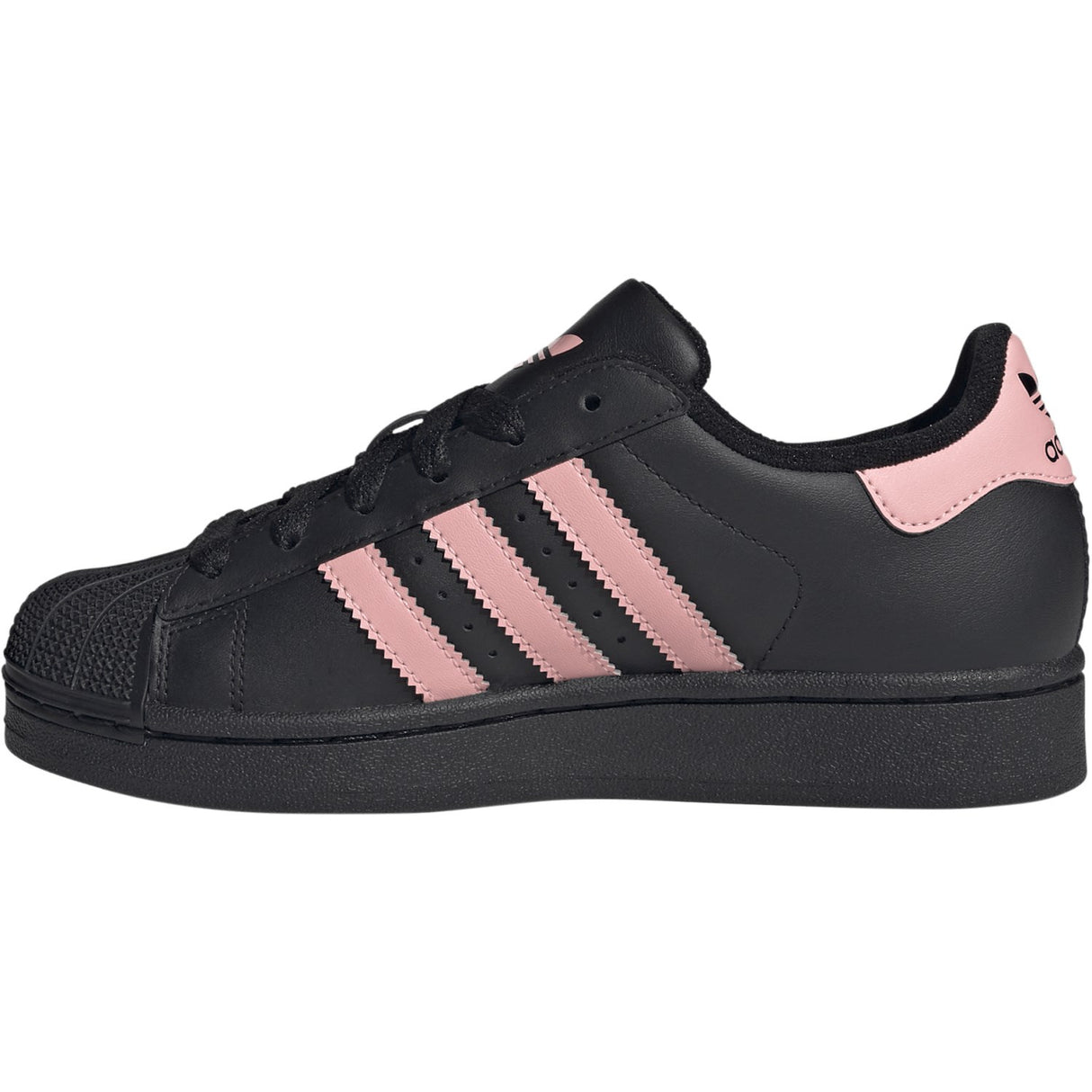 adidas Originals Core Black/Glow Pink/Core Black Superstar Ii J Sneakers