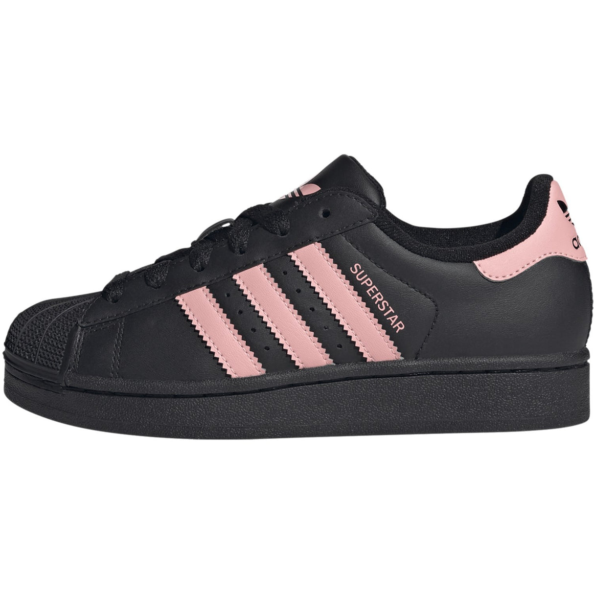 adidas Originals Core Black/Glow Pink/Core Black Superstar Ii J Sneakers