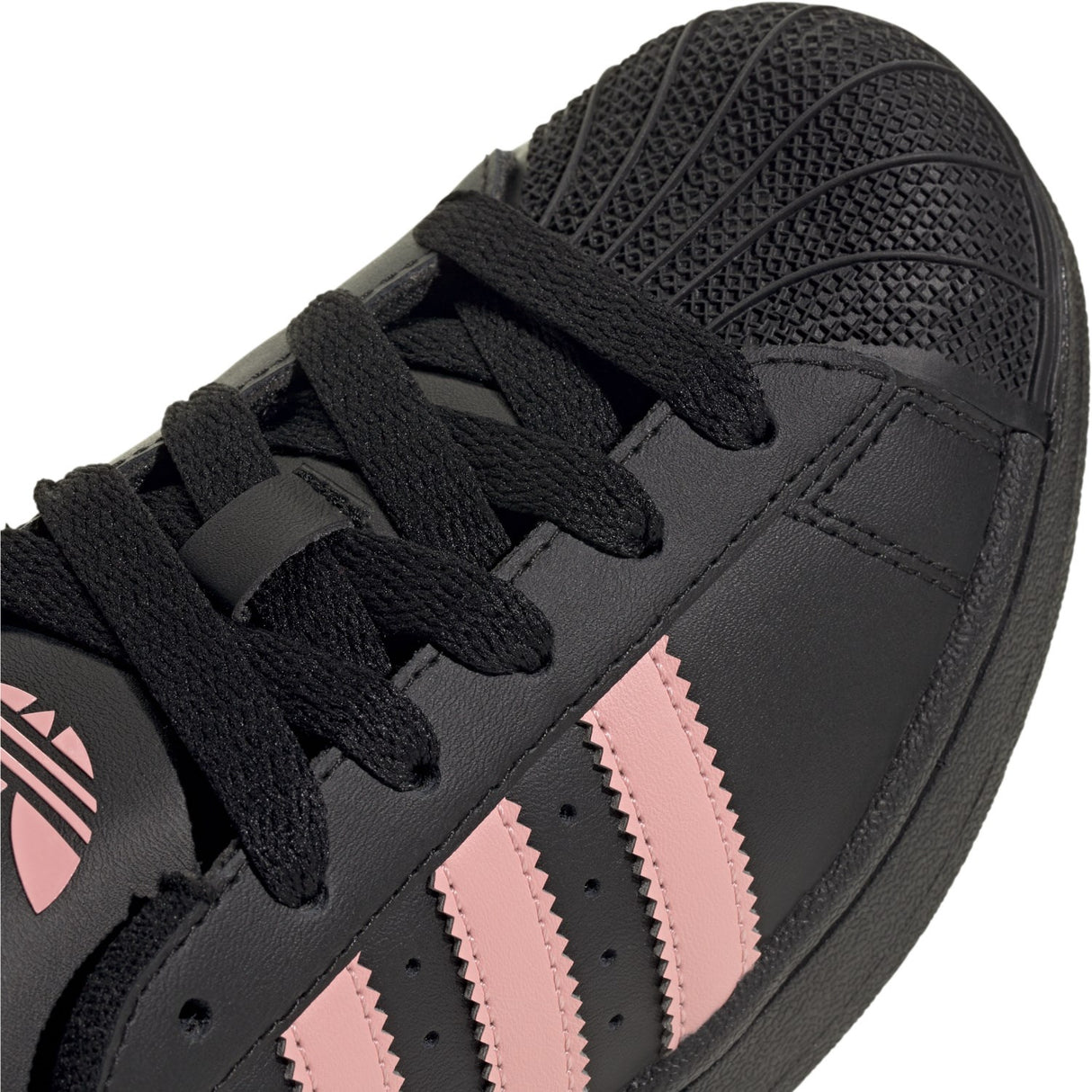 adidas Originals Core Black/Glow Pink/Core Black Superstar Ii J Sneakers