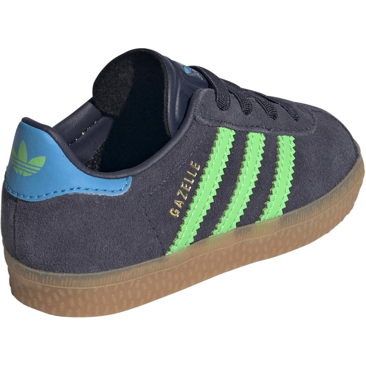 adidas Originals Shadow Navy/Screaming Green/Lucid Aquamarine Gazelle Cf El I Sneakers