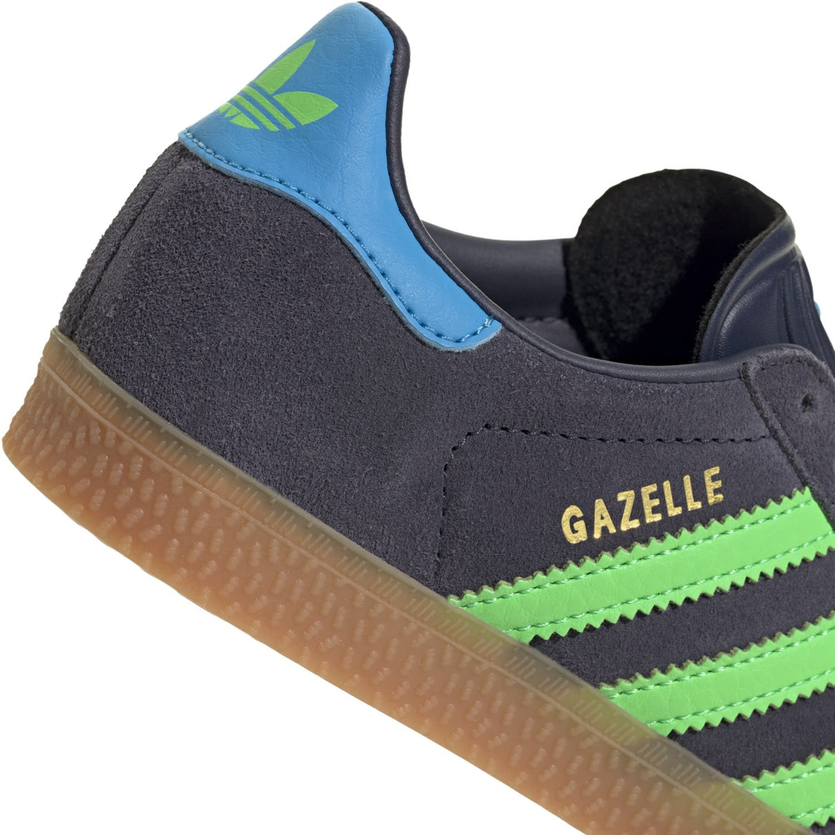 adidas Originals Shadow Navy/Screaming Green/Lucid Aquamarine Gazelle C Sneakers