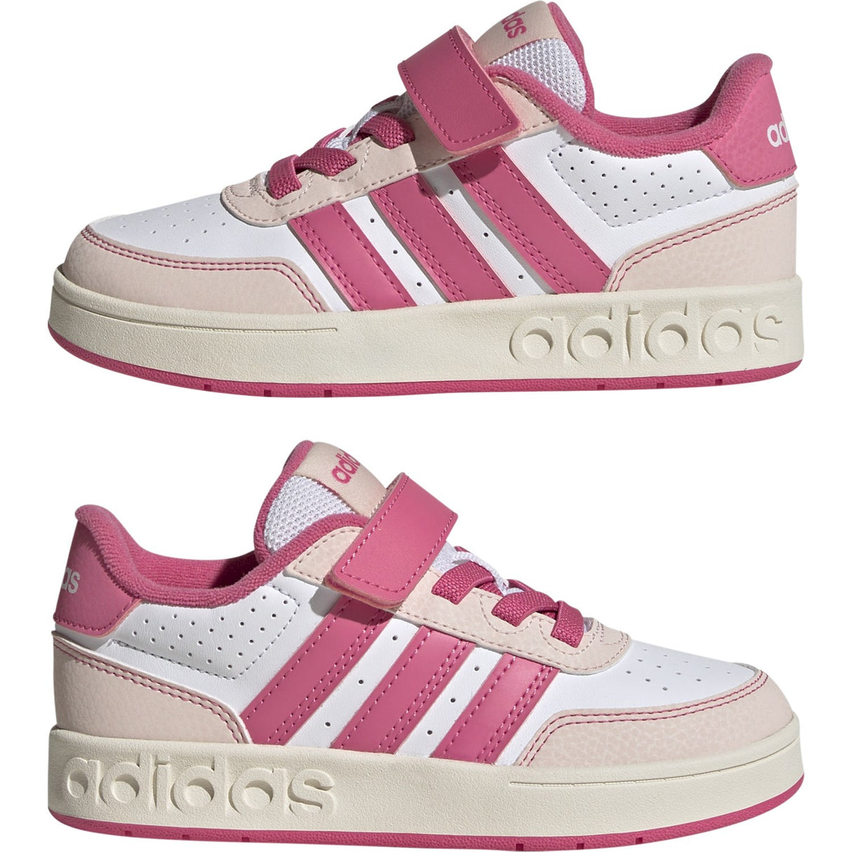 adidas Originals Ftwr White/Pink Fusion/Wonder Quartz Breakbase C Sneakers