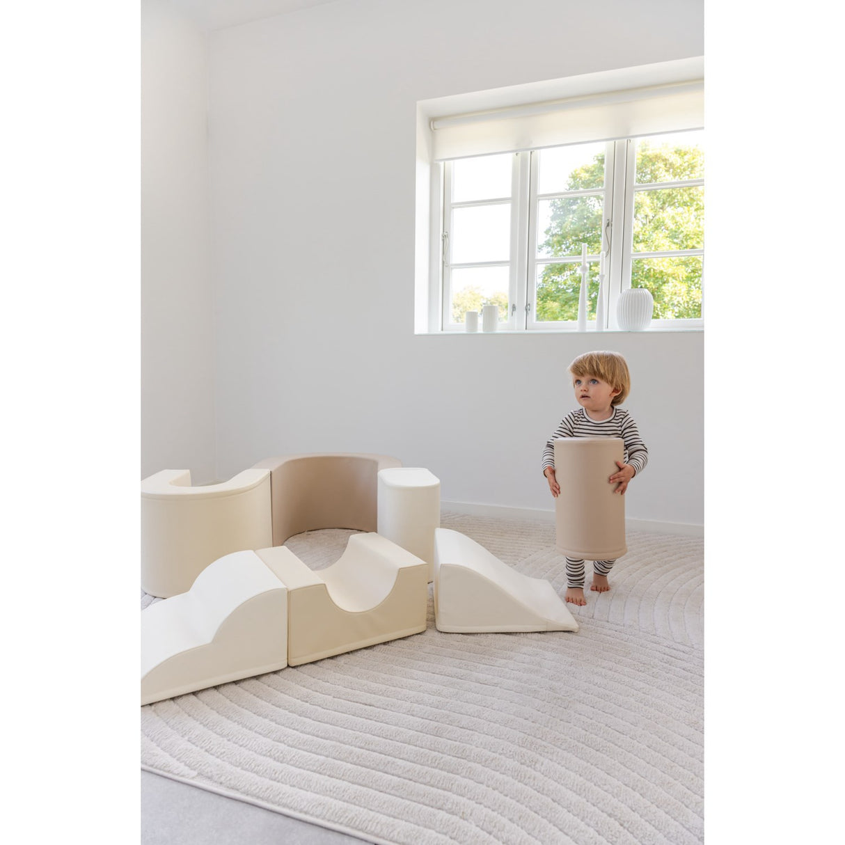 Tumble Time Rainbow 7-delat tumblingset i veganskt PU-läder