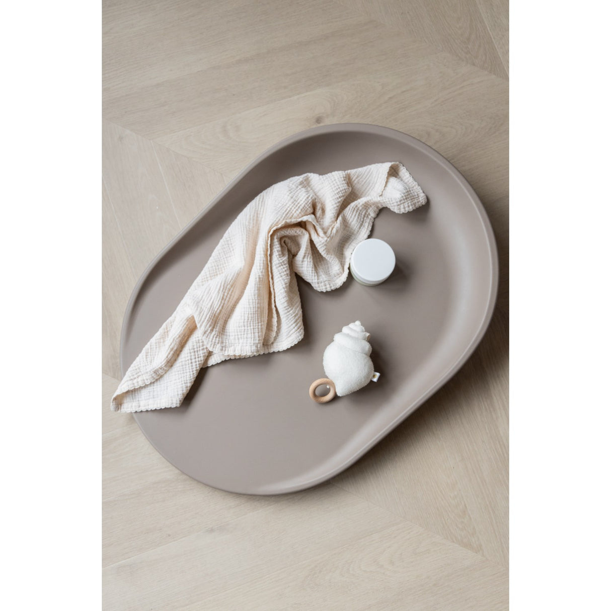 KAS Kopenhagen Brown Pebble Kai Changing Mat Brown Pebble