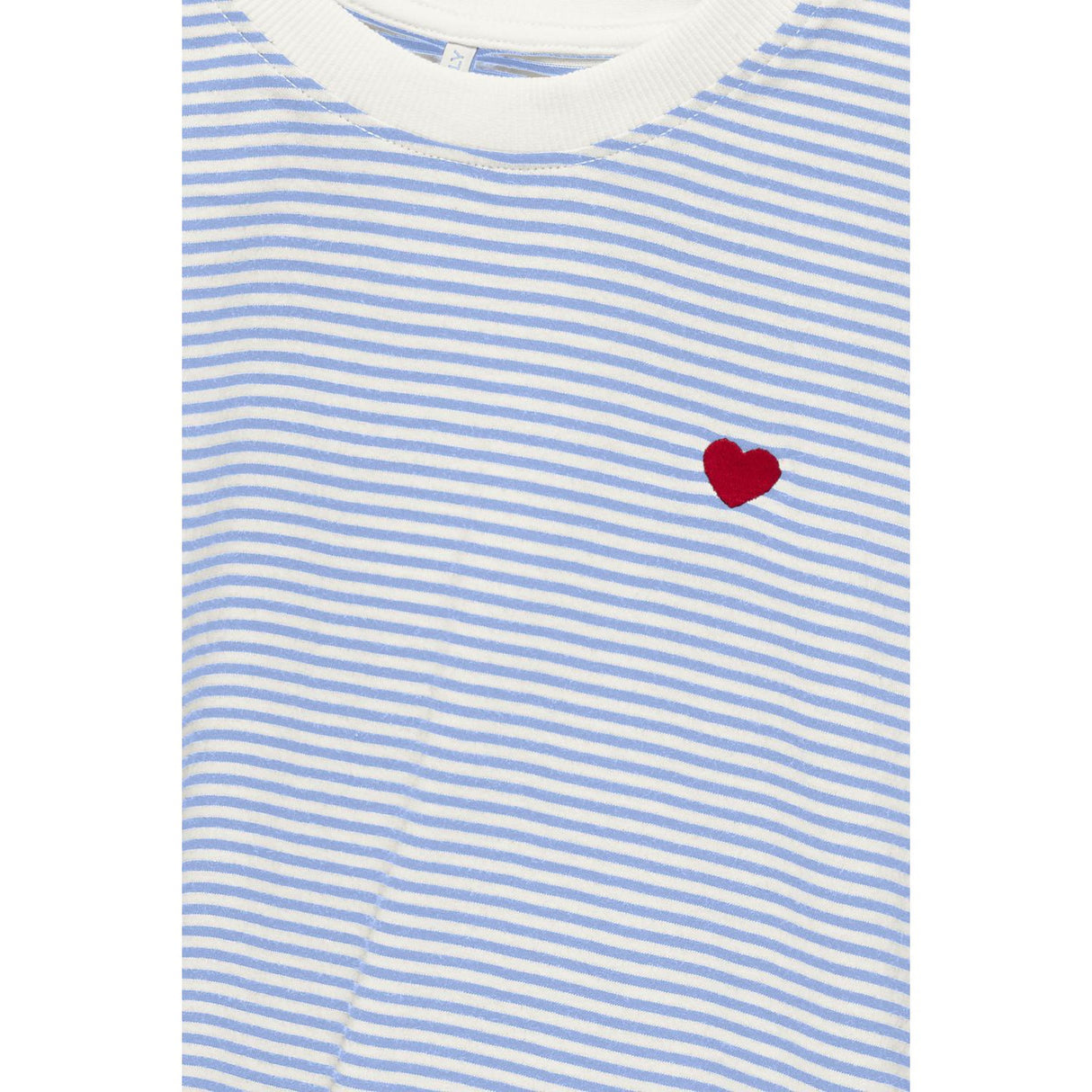 kids ONLY Cloud Dancer Open Air Y/D Stripes / Red Heart Kogpisa Maiken Life Crop Ss Onl Jrs Noos