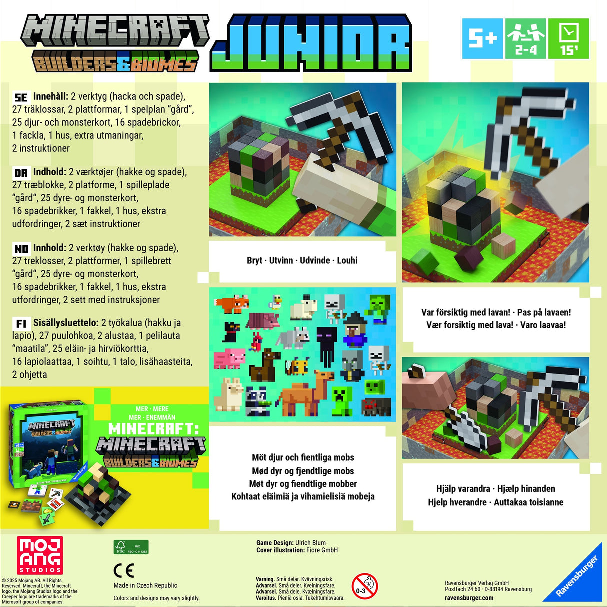 Ravensburger Minecraft Junior SV/NO/DA/FI
