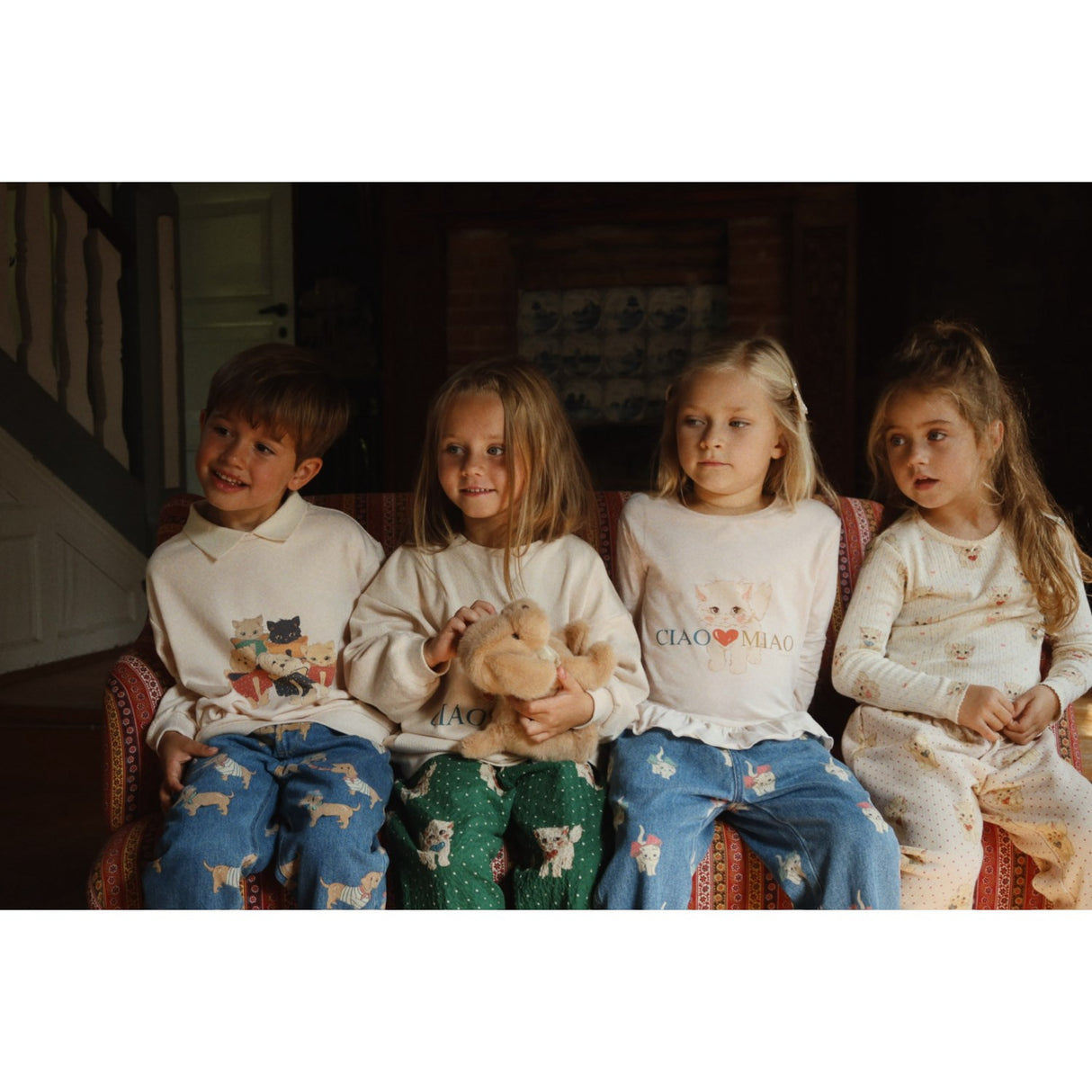 Konges Sløjd Family Photo Spotty Ls Pikétröja Gots