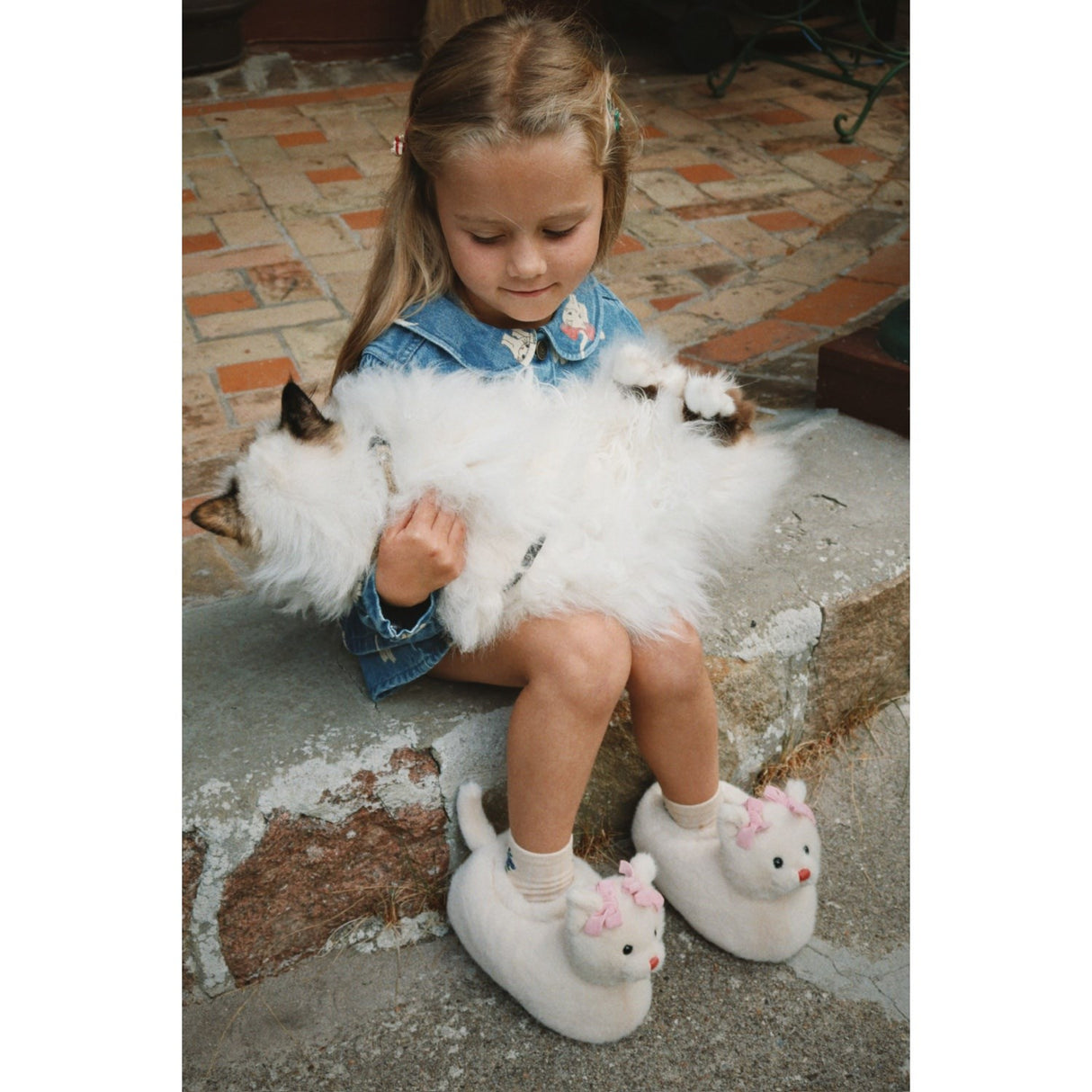 Konges Sløjd Off White Kitty Footies