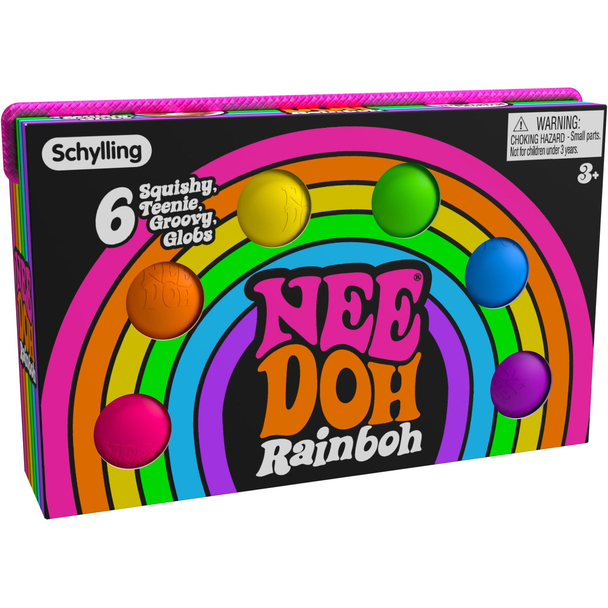 NeeDoh Teenie Rainbow 6-Pack