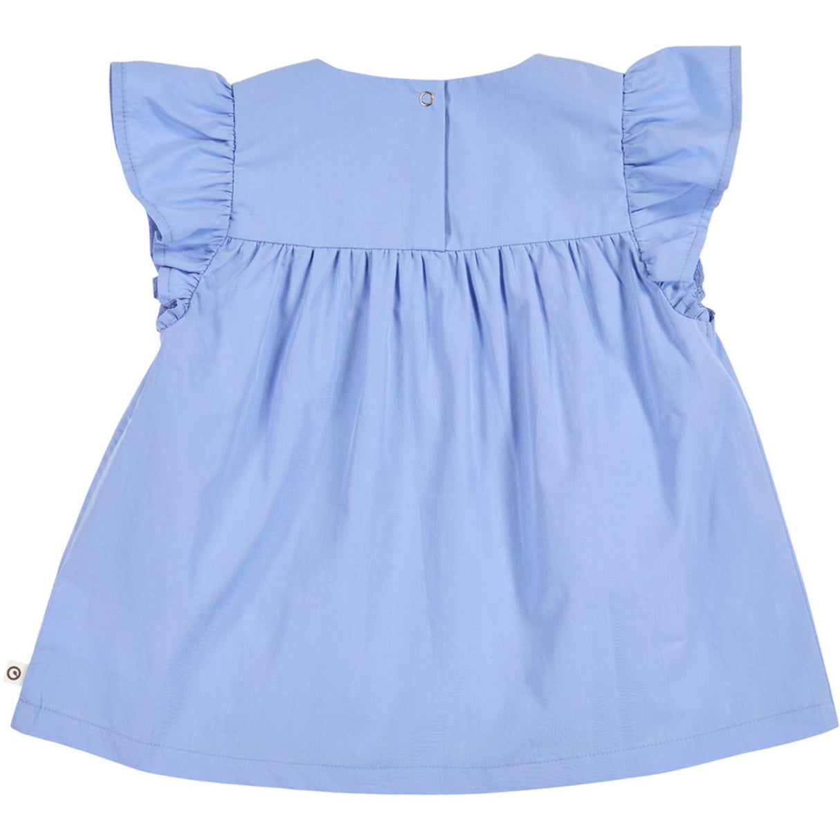 Müsli Shell Blue Poplin Frill S/S T