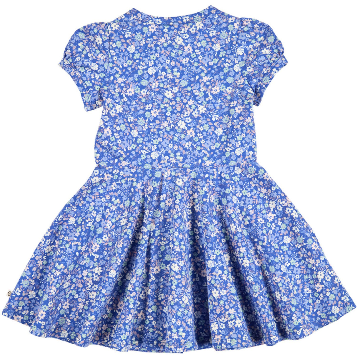 Müsli Azure Blue/ Nectar/ Tofu Primrose Puff S/S Swing Klänning