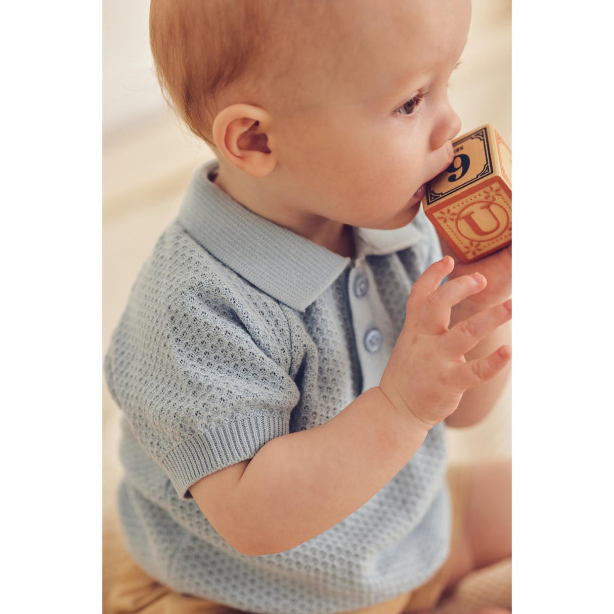 Müsli Ocean Sea Stickad S/S Pikétröja T Baby