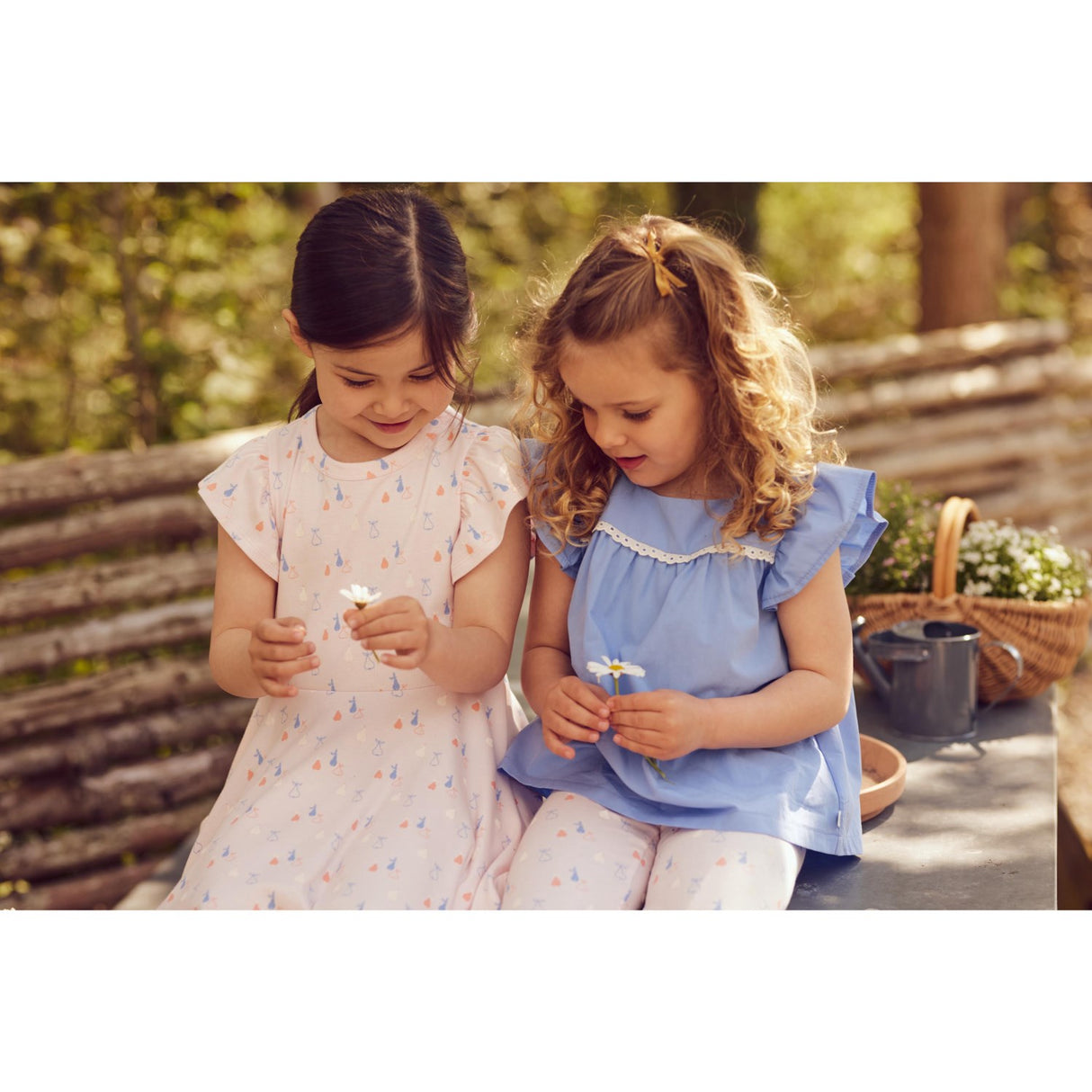 Müsli Shell Blue Poplin Frill S/S T