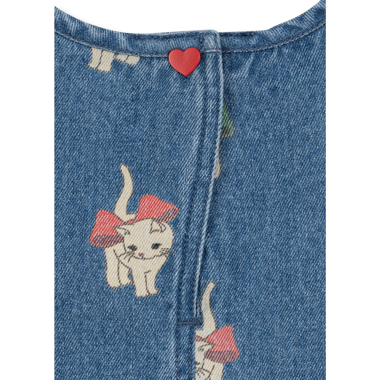 Konges Sløjd Bow Kitty Denim Magot Klänning Gots