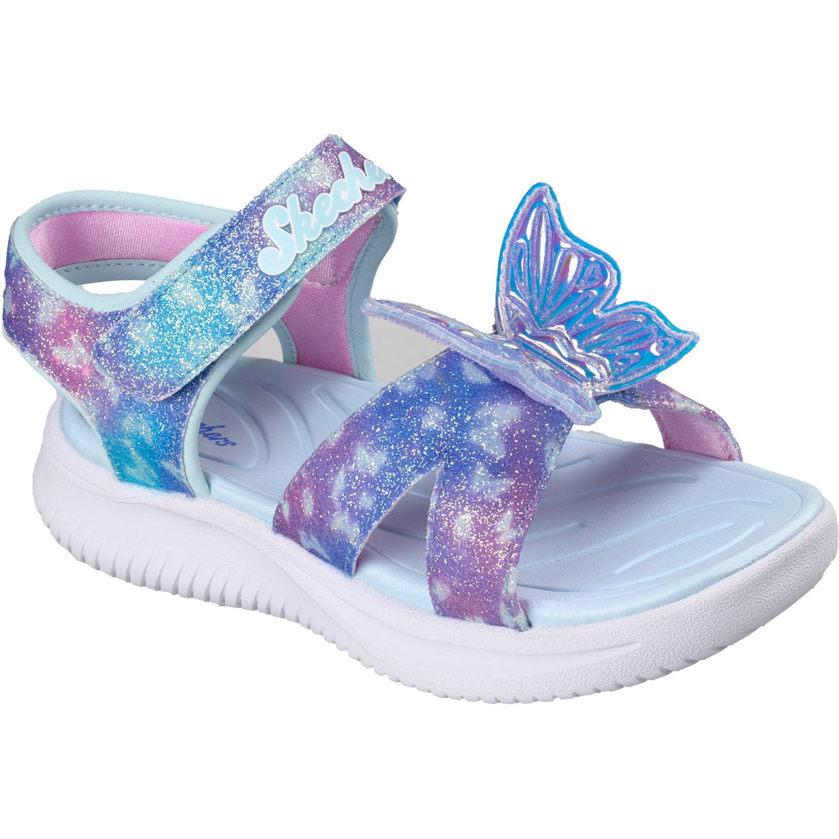 Skechers Blue Jumpsters Sandal – Butterfly Brights