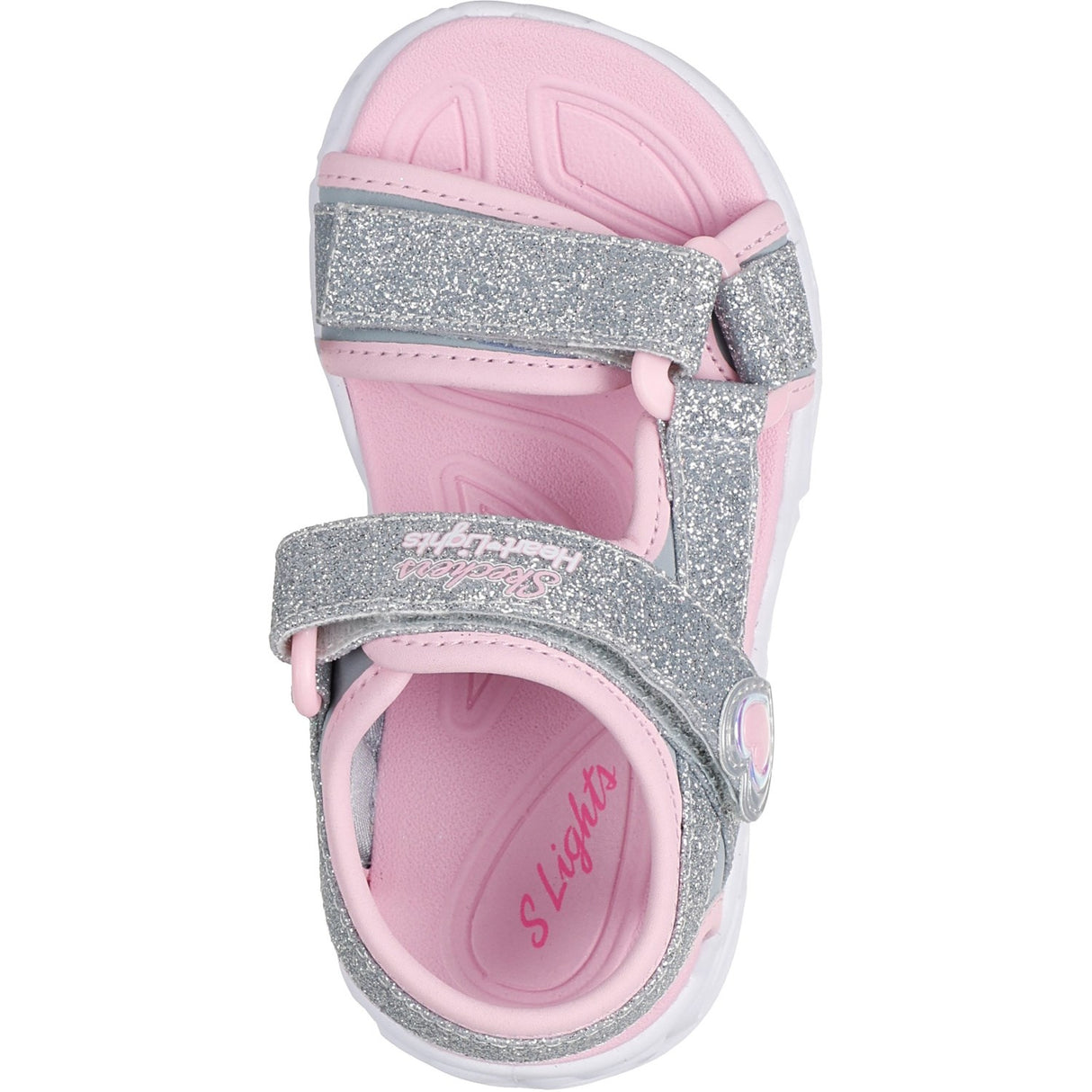 Skechers Silver S Lights\Xae - Heart Lights Sandaler