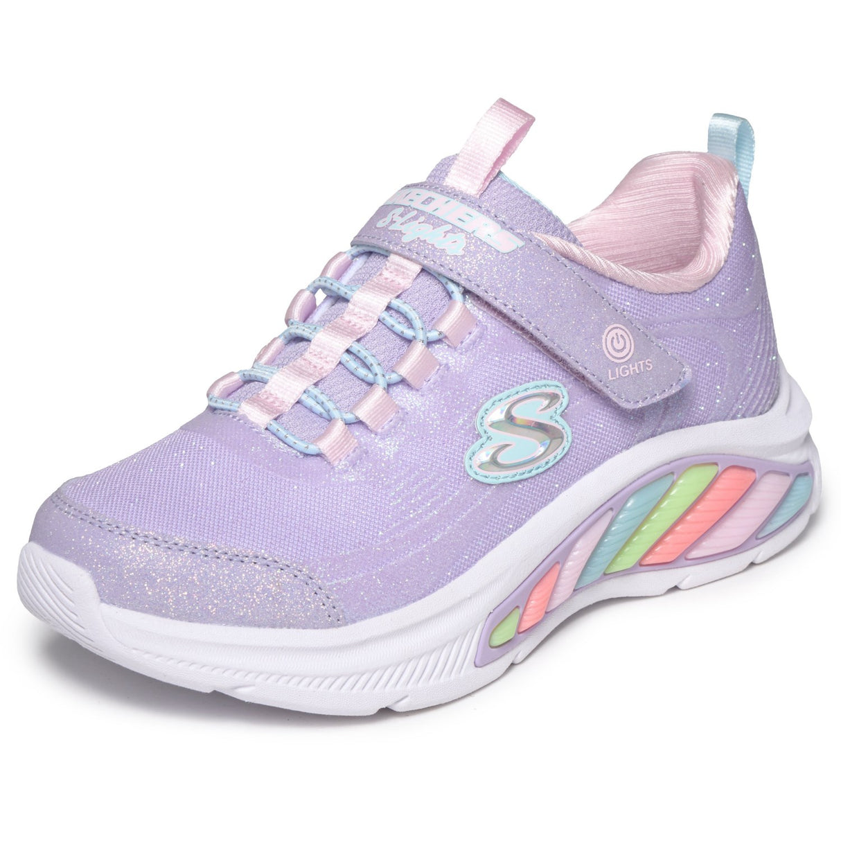 Skechers Purple Rainbow Cruisers - Glitzy Glow