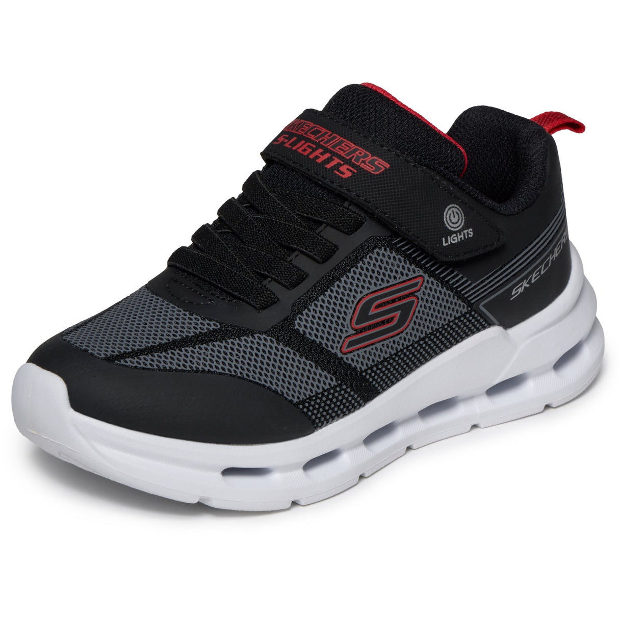 Skechers Black Glide-Step Lights