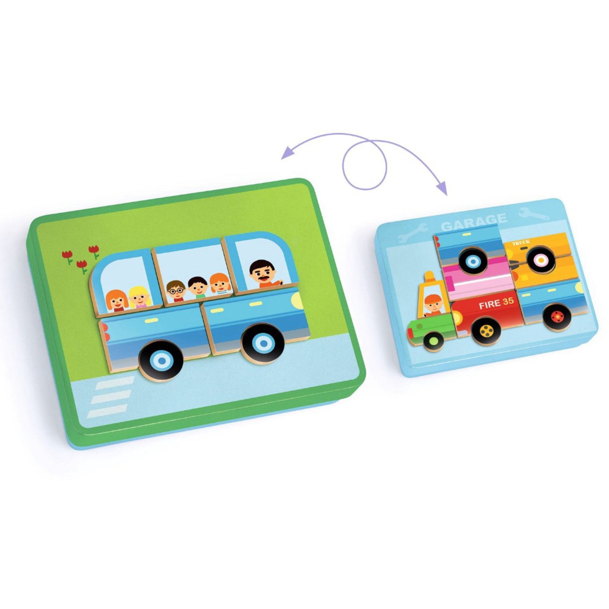 Djeco Inzebox Magnet Ben, Fordon