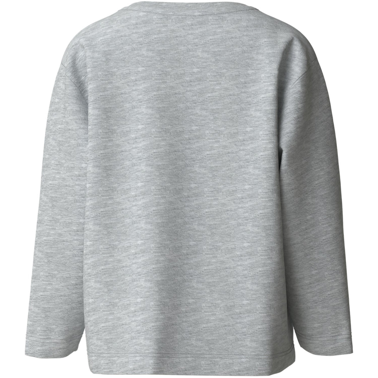Name It Light Grey Melange Nkmdorak Ls Nreg Topp