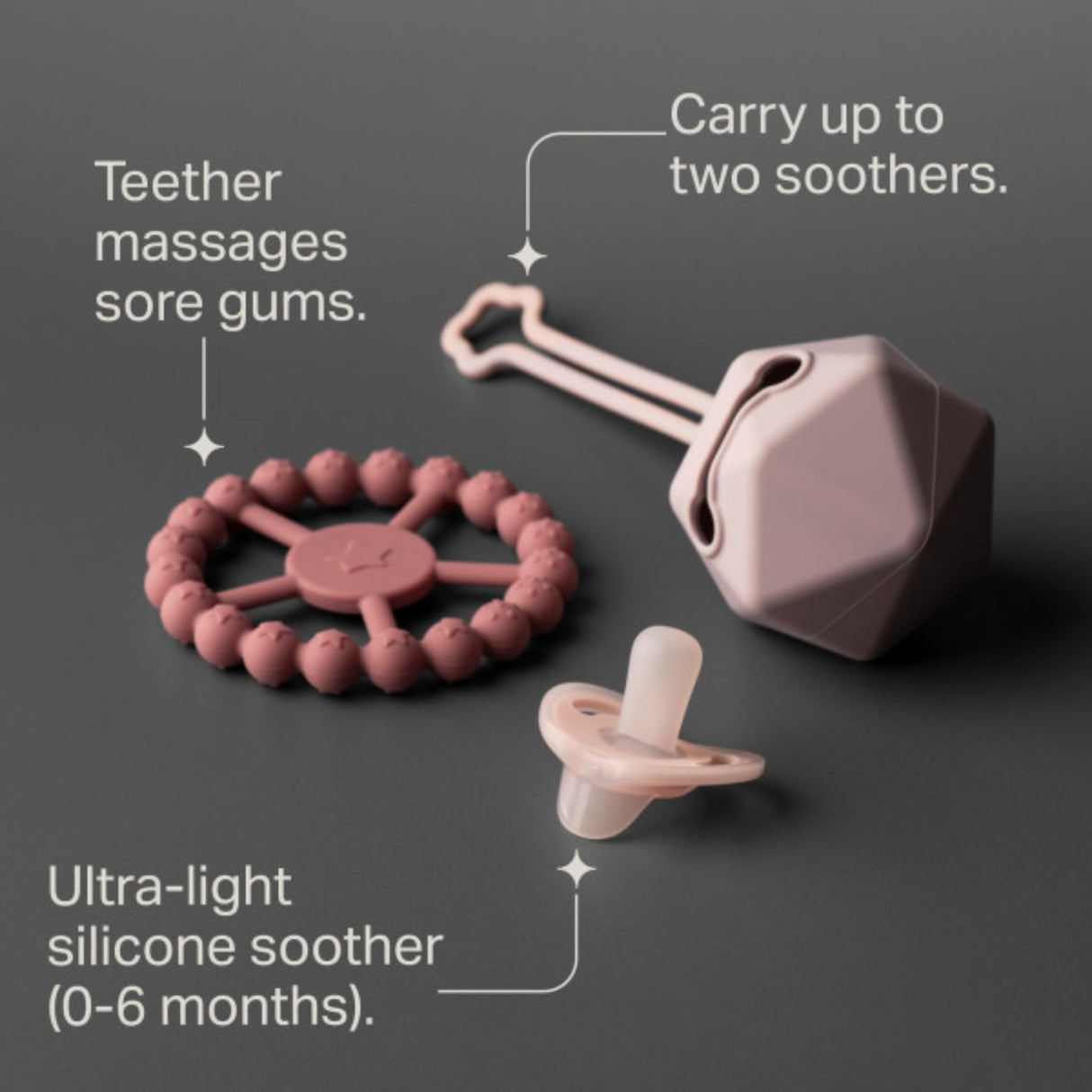 Tommee Tippee Silikon Giftset Pink