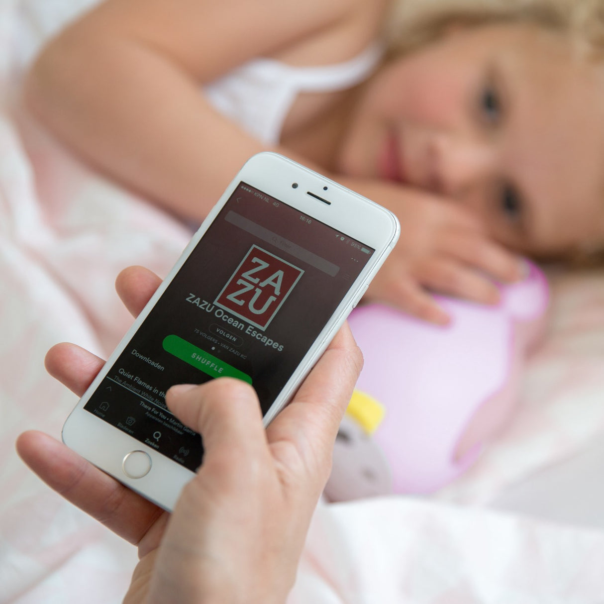 Zazu Pink Pam The Penguin Sömntränare