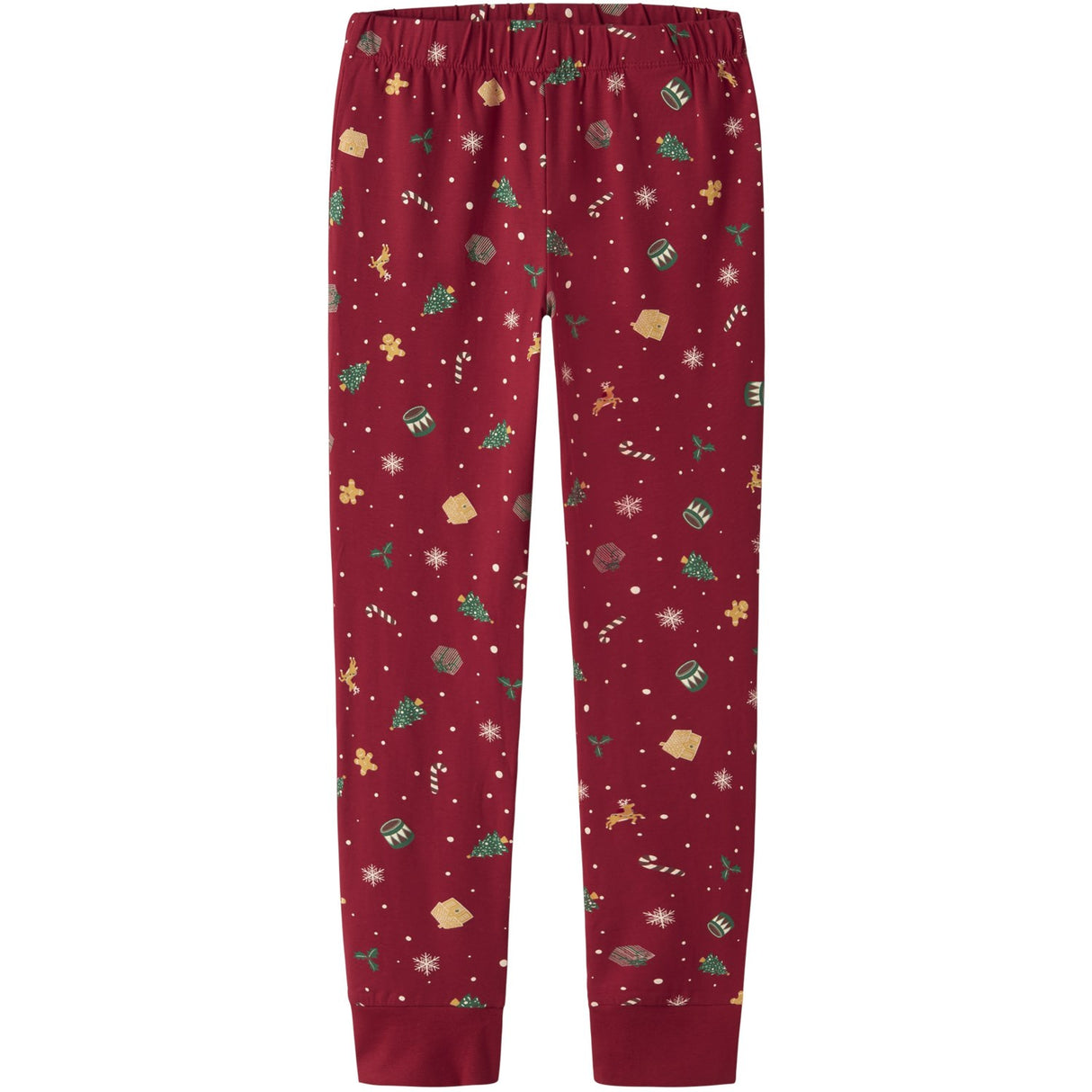 Name It Jester Red Xmas AOP Red Nknvismas Ls Nightset