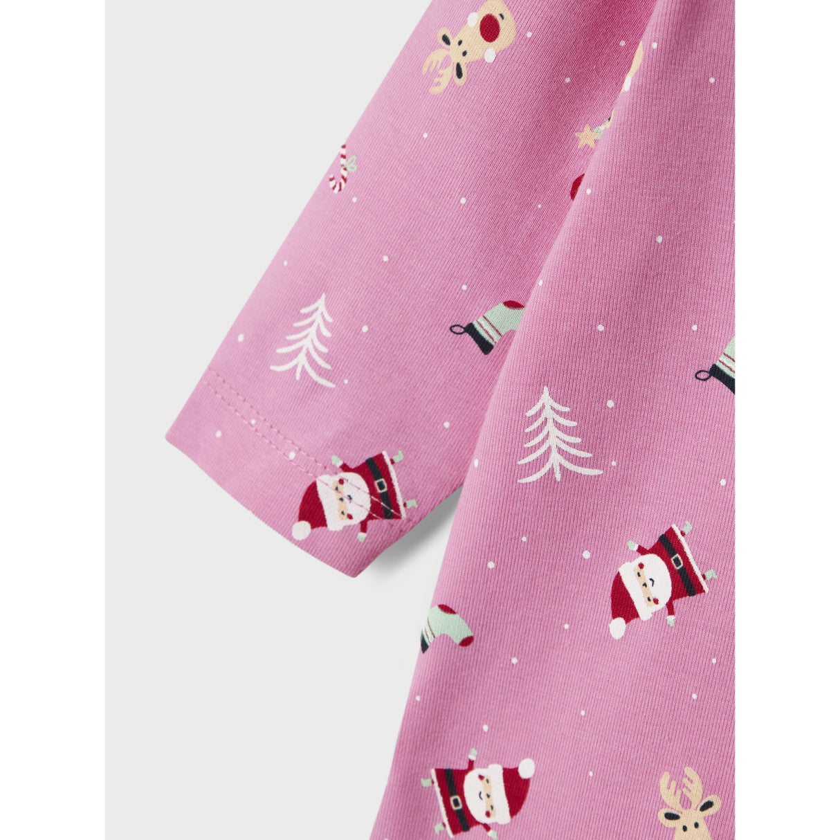 Name It Fuchsia Pink Christmas Elements Vismas Nattdräkt
