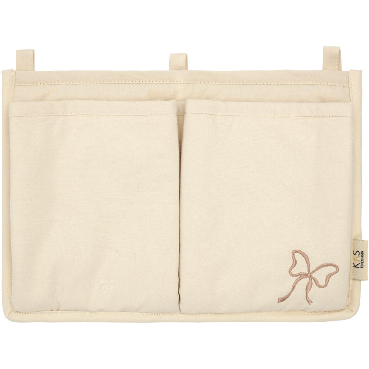 KAS Kopenhagen Cream Rosett Embroidered Säng Pocket